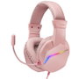 Mars Gaming MH122 Auriculares Gaming Rosa con Jack 3.5mm y USB